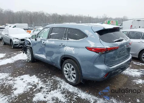 2022 Toyota Highlander Hybrid Limited из США, поврежденный, VIN 5TDXBRCH0NS087613